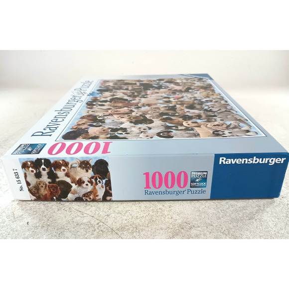 Dogs Puppies Galore 1000 piece Jigsaw Puzzle by Ravensburger circa 2008 - Picture 2 of 4